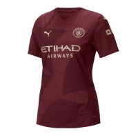 Maglie da calcio Manchester City Erling Haaland #9 Terza Maglia Femminile 2024-25 Manica Corta